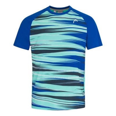 Camiseta Head Topspin Azul Royal Stampa