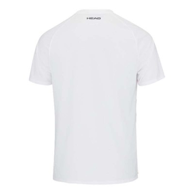 Camiseta Head Topspin Blanco Flamingo Stampa