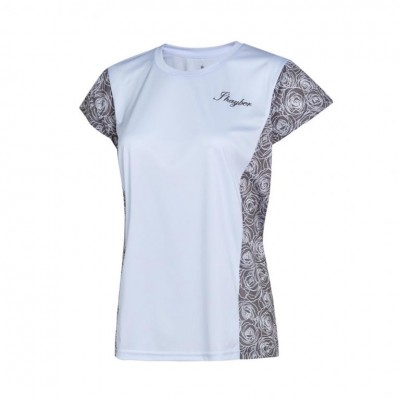 JHayber Basic Rosa Branco T-Shirt Cinza Mulheres