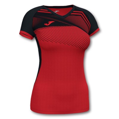 Joma Supernova II T-shirt Rosso Nero Donna