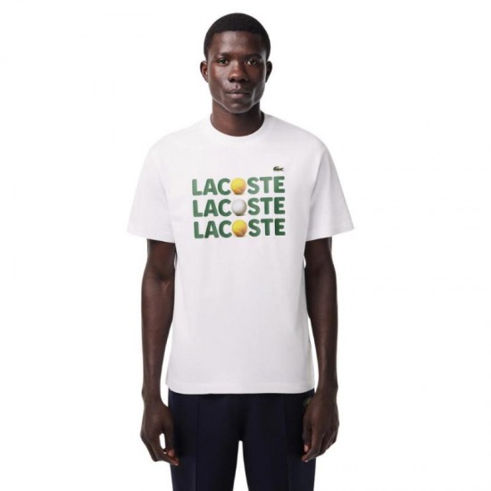 T-shirt Lacoste in cotone bianco