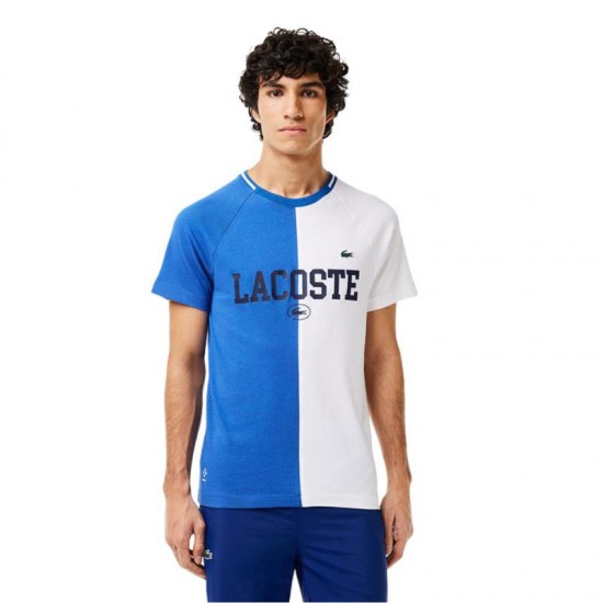 Lacoste Daniil Medvedev Maglietta Blu Bianco