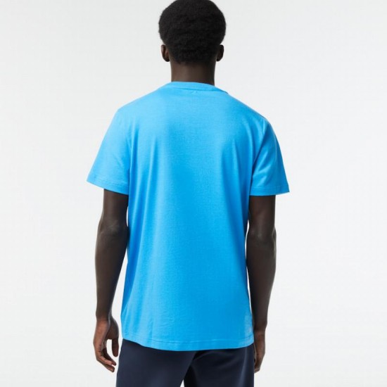 Camiseta Lacoste Sport Algodon Ecologico Blue