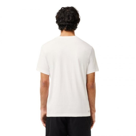 Lacoste Sport T-Shirt Bianco Nero