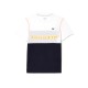 Lacoste Sport Medvedev T-shirt Bianco Blu Arancio