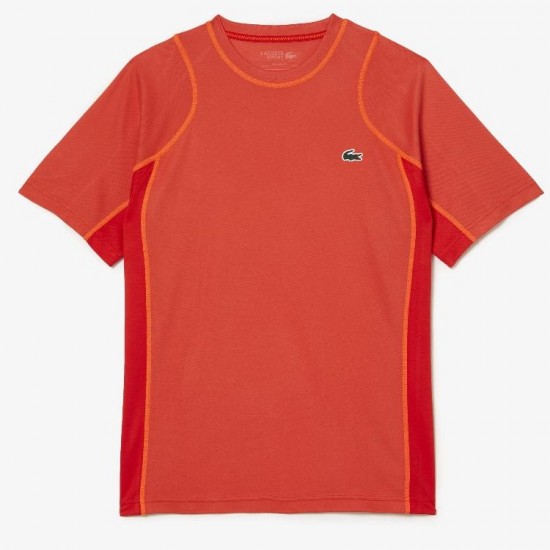 Lacoste Sport Pique T-shirt arancione