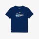 Lacoste Sport Maglietta in maglia blu navy