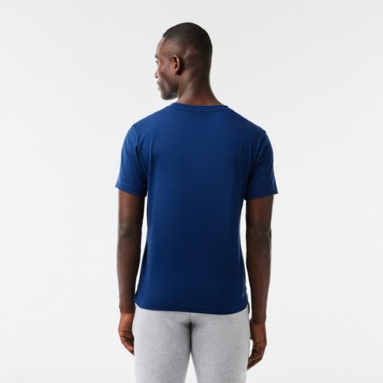 Lacoste Sport Maglietta in maglia blu navy