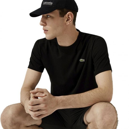 Lacoste Sport Regular Fit Maglietta Nera