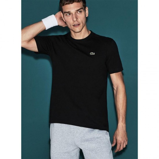 Camiseta Lacoste Sport Regular Fit Preta