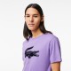 Lacoste Sport Respiravel Roxo T-Shirt Preto