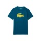 T-shirt Lacoste Sport traspirante verde giallo