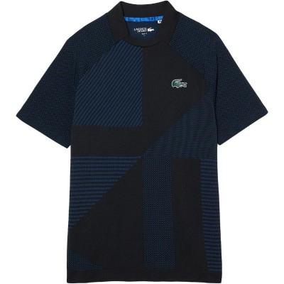 T-shirt Lacoste Team Tecnica Blu Navy