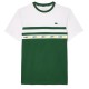 T-Shirt Lacoste Ultra Dry Verde Branco