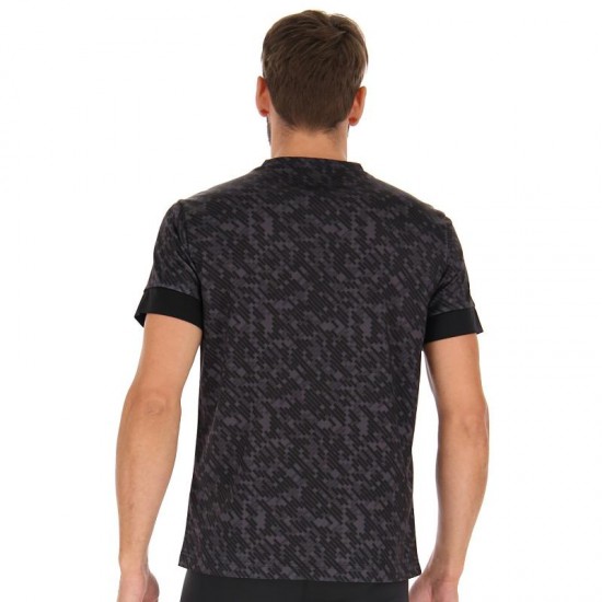 Lotto Run Print T-Shirt Cinza