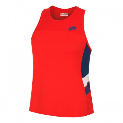 T-shirt Lotto Squadra III Rosso Intenso Donna