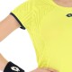 Camiseta Lotto Superrapida V Mulher Azul Fluor Amarelo