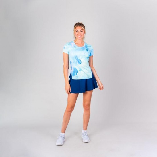 Manga T-shirt Bidi Badu Padel Eva Aqua Azul Escuro