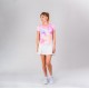 Camiseta de manga Bidi Badu Padel Eve Rosa Blanco