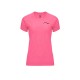 Camiseta PadelPoint Tournament Rosa Fluor Mujer