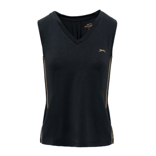 Slazenger Lola Nero Maglietta Donna