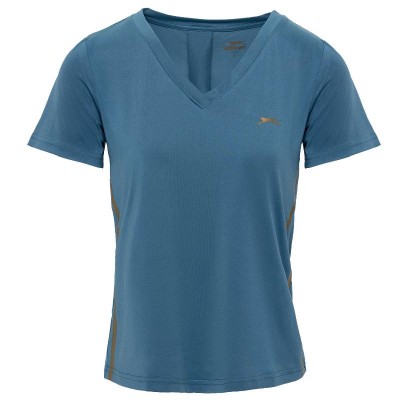 Slazenger Lucia Blu Maglietta Donna