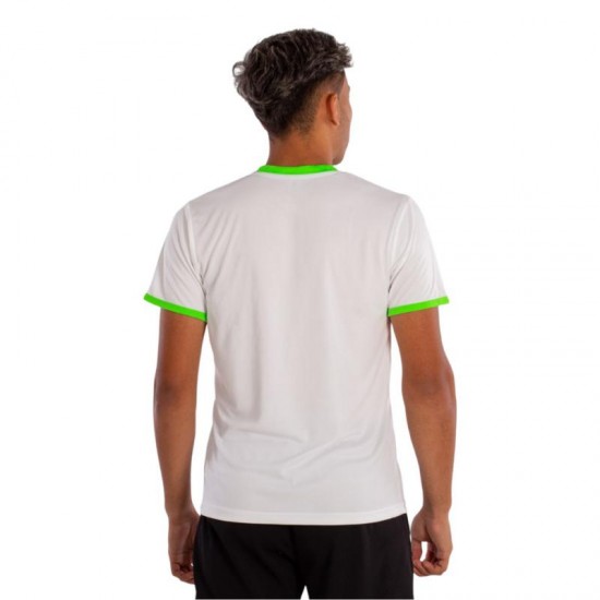 Softee Galaxy Maglietta Bianco Verde Fluo