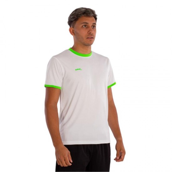 Softee Galaxy Maglietta Bianco Verde Fluo