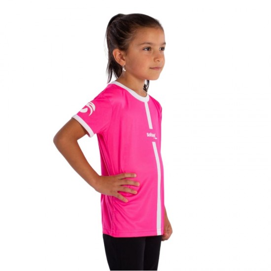 Camiseta Softee Tipex Fuchsia Fluor Branca J