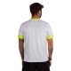 Camiseta Vibora Black Mamba X Aniversario Blanco Amarillo Fluor