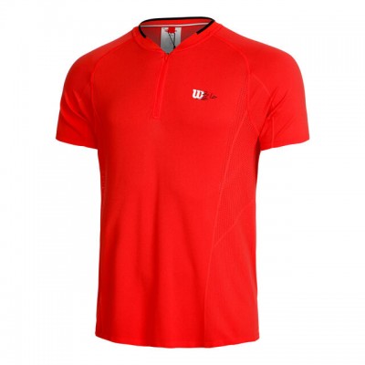 Wilson Bela T-shirt Ziphnly 2.0 Rossa