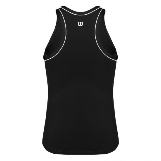 Camiseta Wilson Equipe Negro Mujer