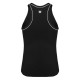 Camiseta Wilson Equipe Negro Mujer