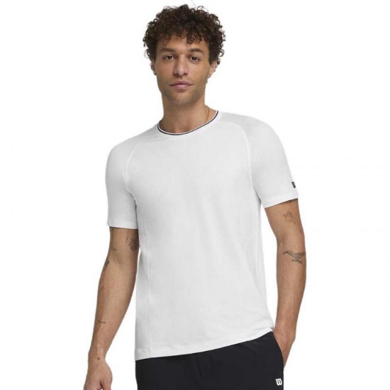 Camiseta Wilson Team Seamless Crew Blanco