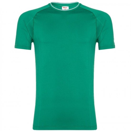 Camiseta Wilson Equipe Seamless Crew Verde