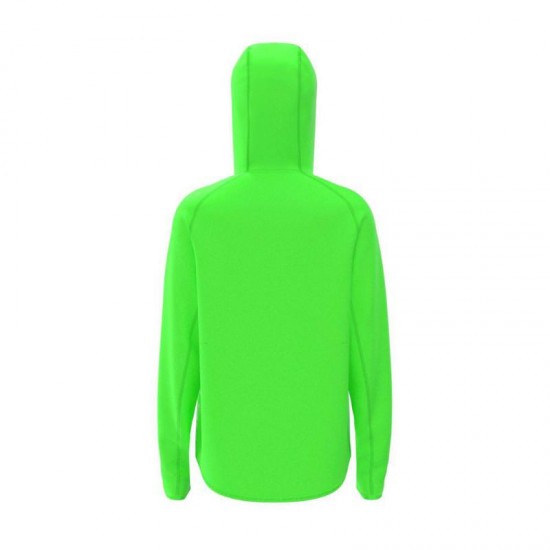 Chaqueta Bidi Badu Cappuccio Girocollo Verde Neon