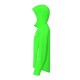 Chaqueta Bidi Badu Cappuccio Girocollo Verde Neon