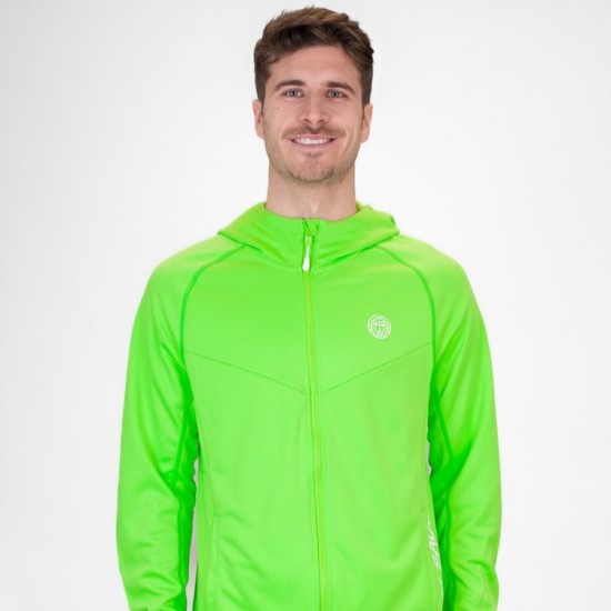 Chaqueta Bidi Badu Cappuccio Girocollo Verde Neon