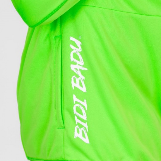 Chaqueta Bidi Badu Cappuccio Girocollo Verde Neon