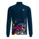 Chaqueta Bidi Badu Wild Arts Stampato Azul Oscuro Rojo Mix