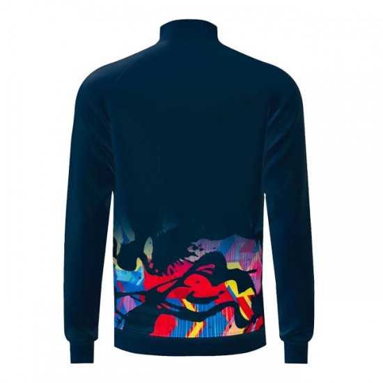 Chaqueta Bidi Badu Wild Arts Stampato Azul Oscuro Rojo Mix