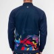 Chaqueta Bidi Badu Wild Arts Stampato Azul Oscuro Rojo Mix