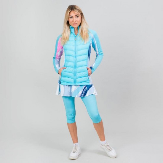 Giu Bidi Badu Dania Blanco Aqua Jacket