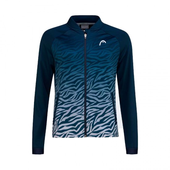 Dark Blue Head Breaker Jacket Stampa donna