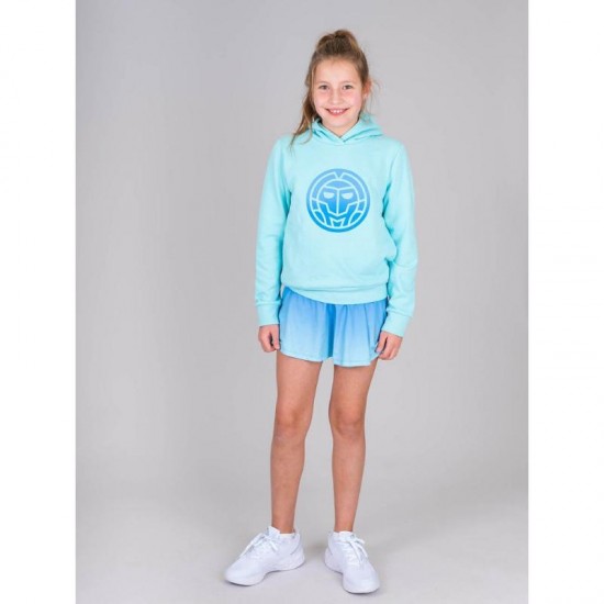 Falda Bidi Badu Colortwist Impresso Ondulado Aqua Azul Junior