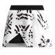 Falda Bidi Badu Melbourne Impresso Cut Out Blanco Negro Junior