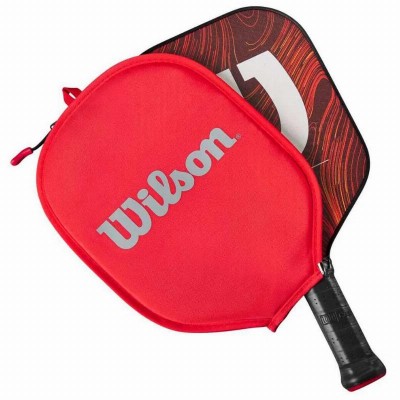 Custodia per pickleball Wilson rosso grigio