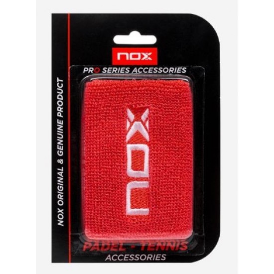 Munequera Nox Logo Rosso Bianco 2 Unita