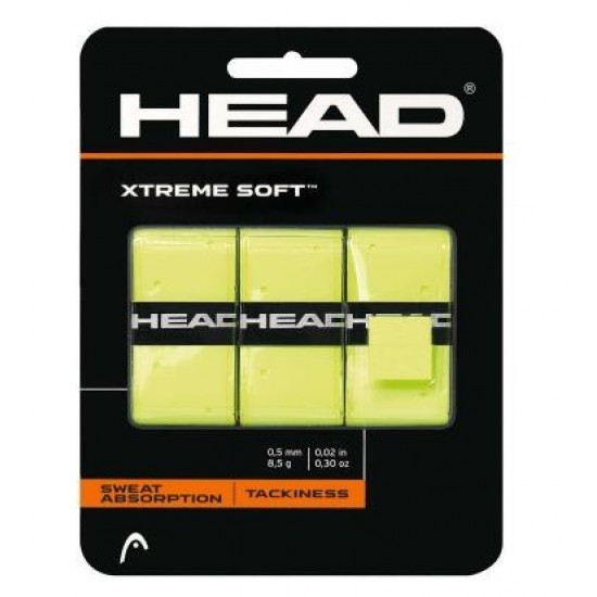 Overgrips Head Xtreme Soft Yellow 3 Unita