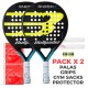 Confezione Palas Bullpadel Sniper Giallo X2